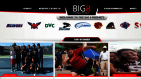 What Big8conference.com website looked like in 2018 (6 years ago)