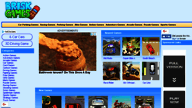 What Briskgames.com website looked like in 2018 (6 years ago)