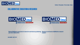 What Biomedima.eu website looked like in 2018 (6 years ago)