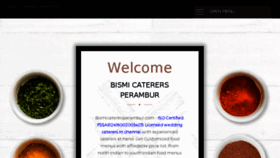 What Bismicaterersperambur.com website looked like in 2018 (6 years ago)