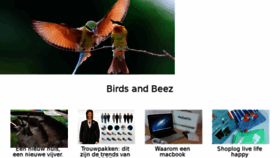 What Birdsandbeez.nl website looked like in 2018 (6 years ago)
