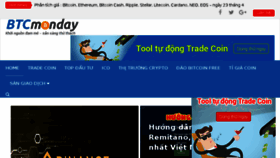 What Btcmonday.com website looked like in 2018 (6 years ago)