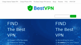 What Bestvpnfor.net website looked like in 2018 (6 years ago)