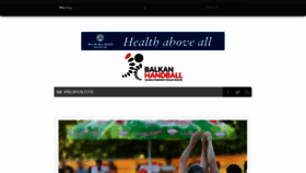 What Balkan-handball.com website looked like in 2018 (6 years ago)