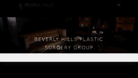 What Beverlyhillsplasticsurgerygroup.com website looked like in 2018 (6 years ago)