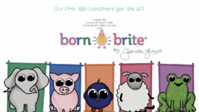What Bornbrite.com website looked like in 2018 (6 years ago)