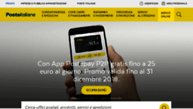 What Bancoposta.it website looked like in 2018 (6 years ago)