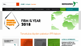 What Berggren.eu website looked like in 2018 (6 years ago)