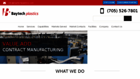 What Baytechplastics.com website looked like in 2018 (6 years ago)