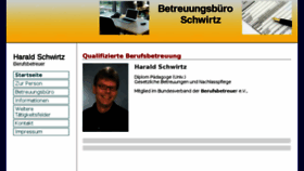 What Betreuung-schwirtz.de website looked like in 2018 (6 years ago)