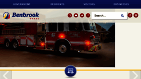 What Benbrook-tx.gov website looked like in 2018 (6 years ago)