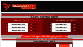 What Bloger-hr-betting.com website looked like in 2018 (5 years ago)