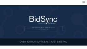 What Bidsync.com website looked like in 2018 (6 years ago)