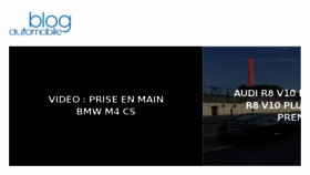 What Blogautomobile.fr website looked like in 2018 (6 years ago)