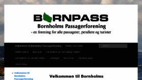 What Bornholms-passagerforening.dk website looked like in 2018 (6 years ago)