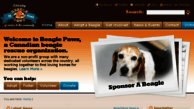 What Beaglepaws.com website looked like in 2018 (6 years ago)