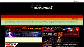 What Bioskopfilm21.net website looked like in 2018 (6 years ago)