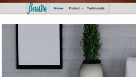 What Betalife.co.nz website looked like in 2018 (6 years ago)