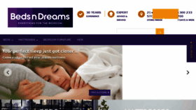 What Bedsndreams.com.au website looked like in 2018 (5 years ago)
