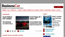 What Business-car.cz website looked like in 2018 (6 years ago)