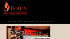 What Bonfireyoga.com.au website looked like in 2018 (5 years ago)