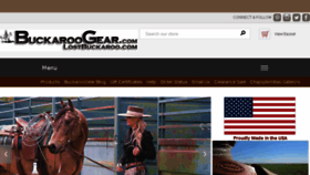 What Buckaroogear.com website looked like in 2018 (6 years ago)