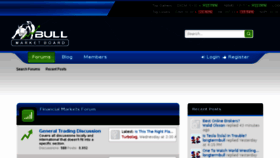What Bullmarketboard.com website looked like in 2018 (6 years ago)