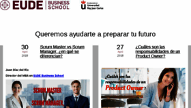 What Blog.eude.es website looked like in 2018 (7 years ago)