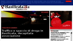 What Basilicata24tv.com website looked like in 2018 (6 years ago)