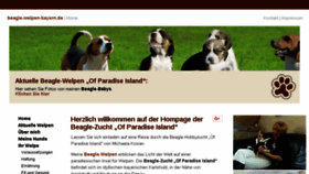 What Beagle-welpen-bayern.de website looked like in 2018 (6 years ago)