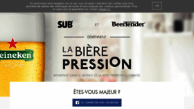 What Beertender.fr website looked like in 2018 (5 years ago)