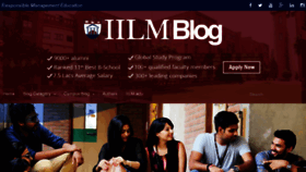 What Blog.iilm.edu website looked like in 2018 (6 years ago)