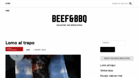 What Beefandsteak.com website looked like in 2018 (8 years ago)