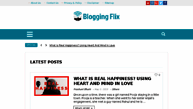 What Bloggingflix.com website looked like in 2018 (6 years ago)