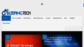 What Bleepingtech.com website looked like in 2018 (6 years ago)