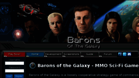 What Baronsofthegalaxy.com website looked like in 2018 (6 years ago)
