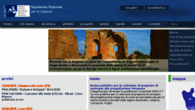 What Beniculturalicalabria.it website looked like in 2018 (5 years ago)