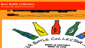 What Beerbottlecollector.com website looked like in 2018 (5 years ago)