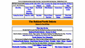 What Bakkenboomorbust.com website looked like in 2018 (6 years ago)
