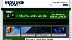 What Bakerdaniels.com website looked like in 2018 (5 years ago)