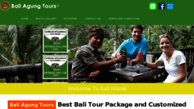 What Bali-agung-tours.com website looked like in 2018 (6 years ago)