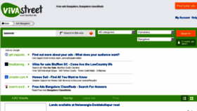 What Bangalore.vivastreet.co.in website looked like in 2018 (5 years ago)