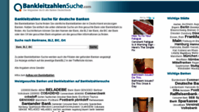 What Bankleitzahlensuche.com website looked like in 2018 (6 years ago)