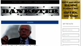 What Banksterusa.org website looked like in 2018 (6 years ago)