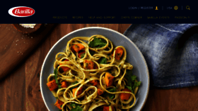 What Barillaus.com website looked like in 2018 (6 years ago)