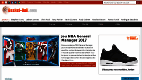 What Basket-ball.com website looked like in 2018 (5 years ago)