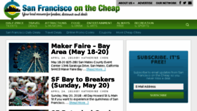 What Bayareaonthecheap.com website looked like in 2018 (6 years ago)