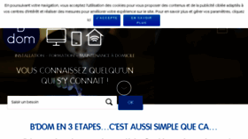 What Bdom.fr website looked like in 2018 (6 years ago)