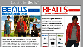 What Bealls.com website looked like in 2018 (6 years ago)