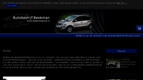 What Beekmanautos.nl website looked like in 2018 (6 years ago)